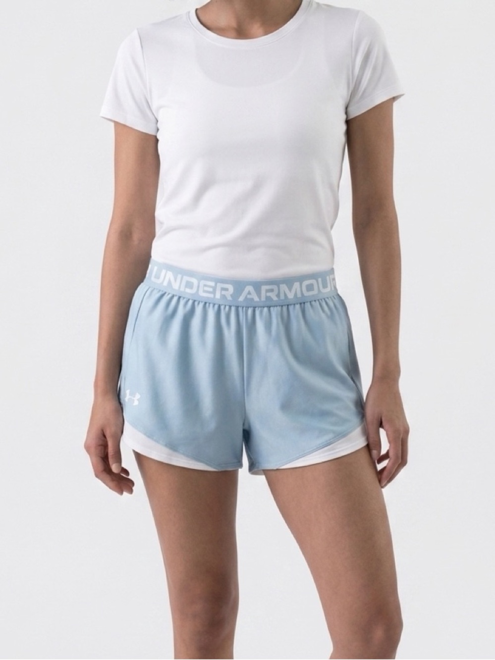 Under Armour Youth XL Athletic Shorts Women’s XS Light Blue